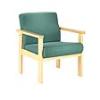 single seater with arms - solid beech frame 
