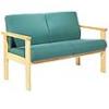 two seater with arms - solid beech frame 