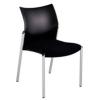 Trillipse chair with upholstored seat
